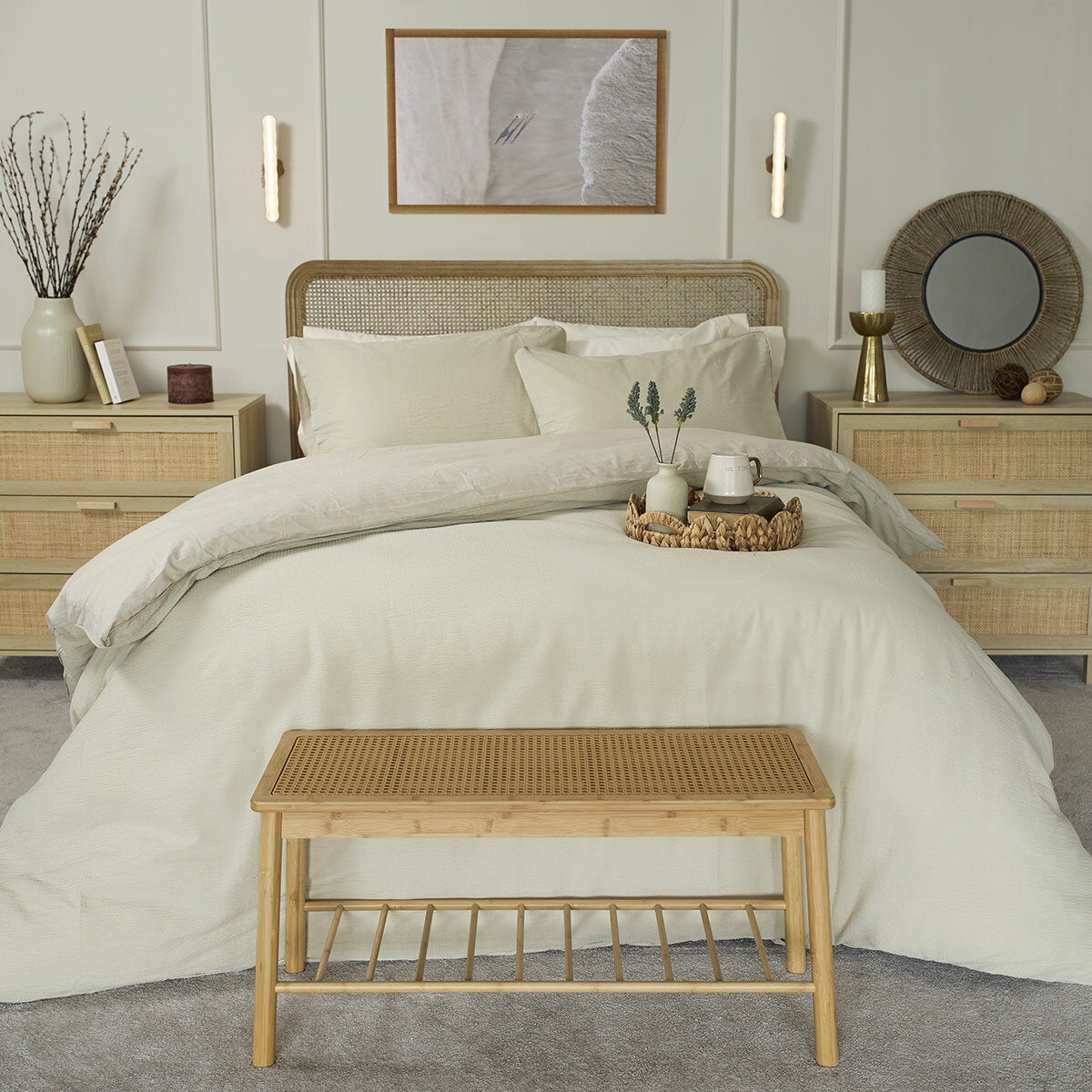 Belledorm Avantika cotton bedding set single (British brand)