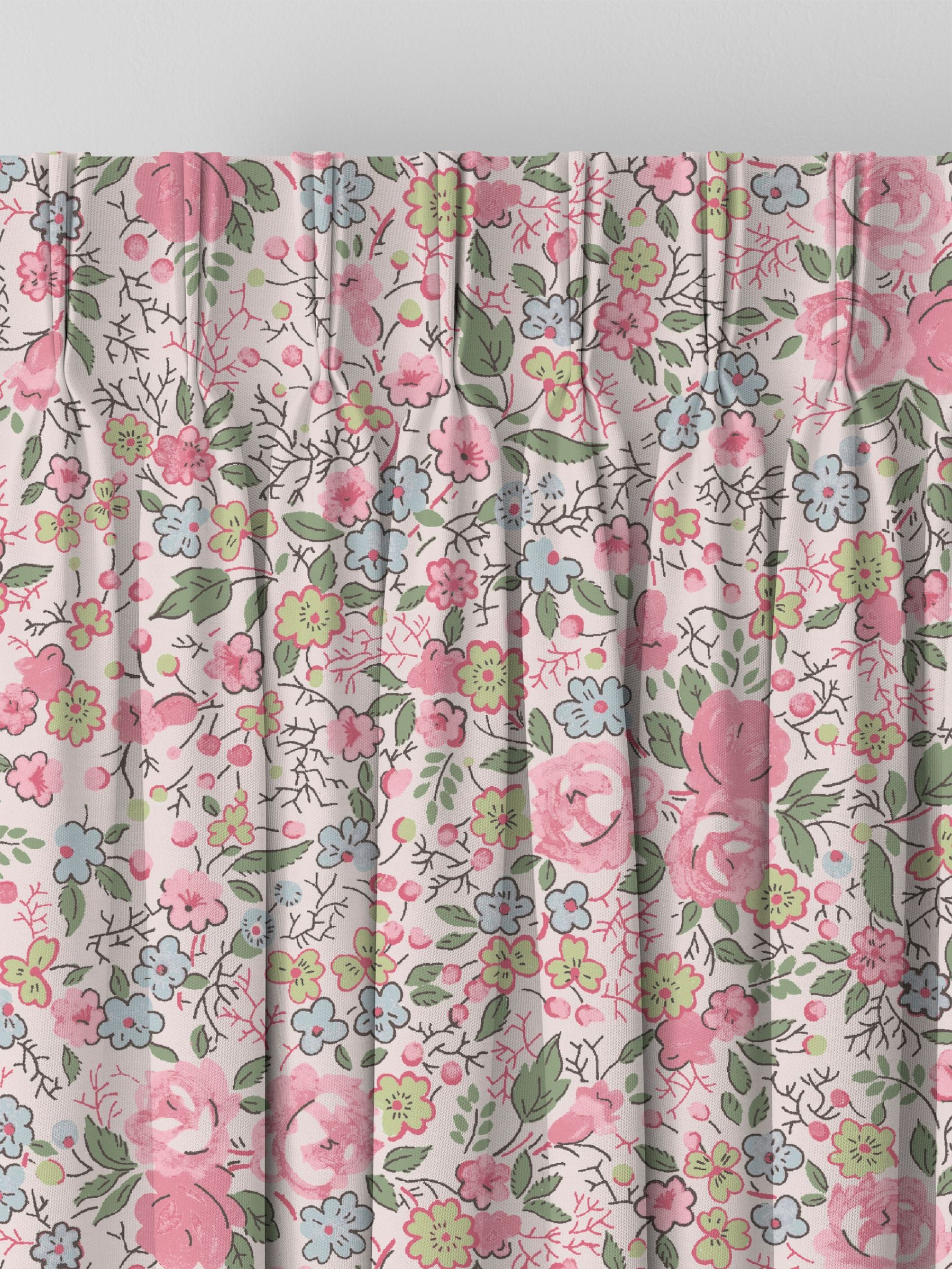 Laura Ashley curtains Peony Pink Rowena made to measure, UK version