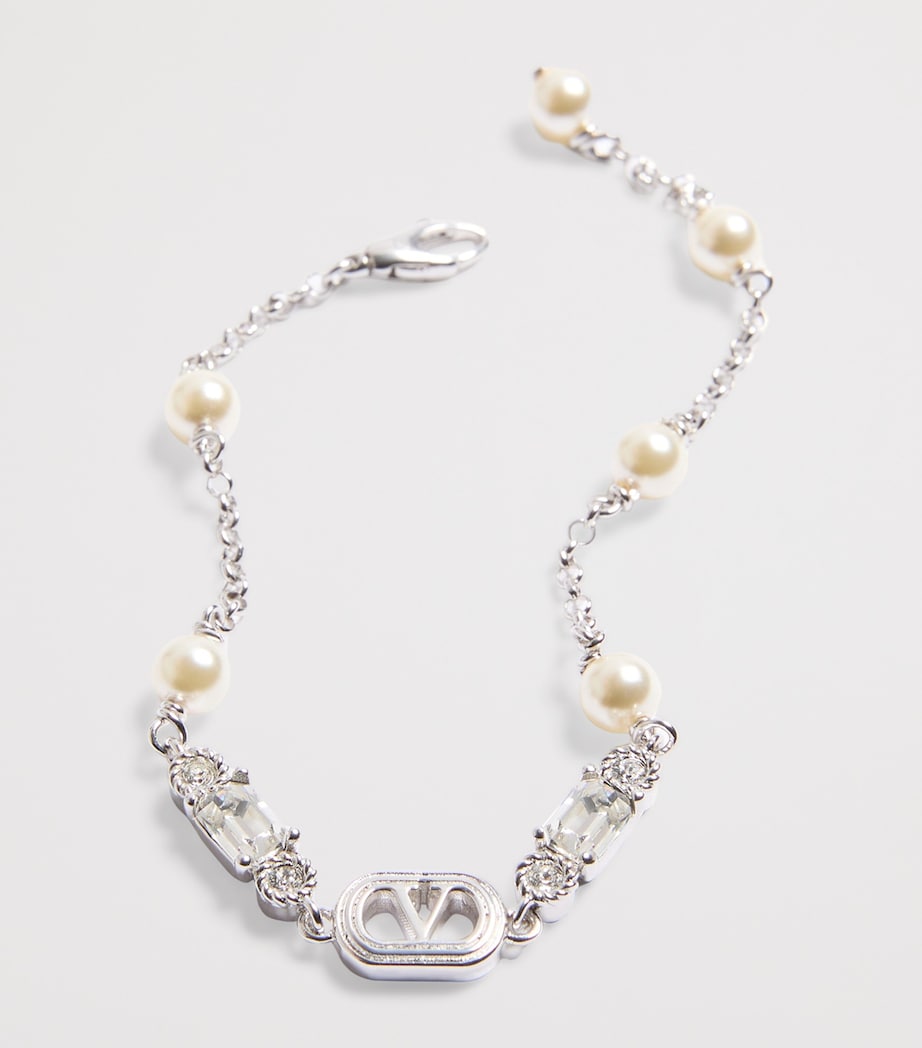Valentino Garavani Crystal Ovalette bracelet, imported from the UK