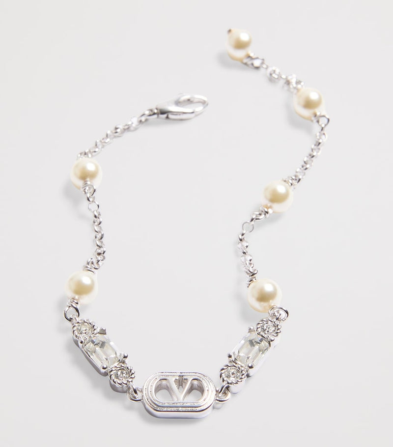 Valentino Garavani Crystal Ovalette bracelet, imported from the UK