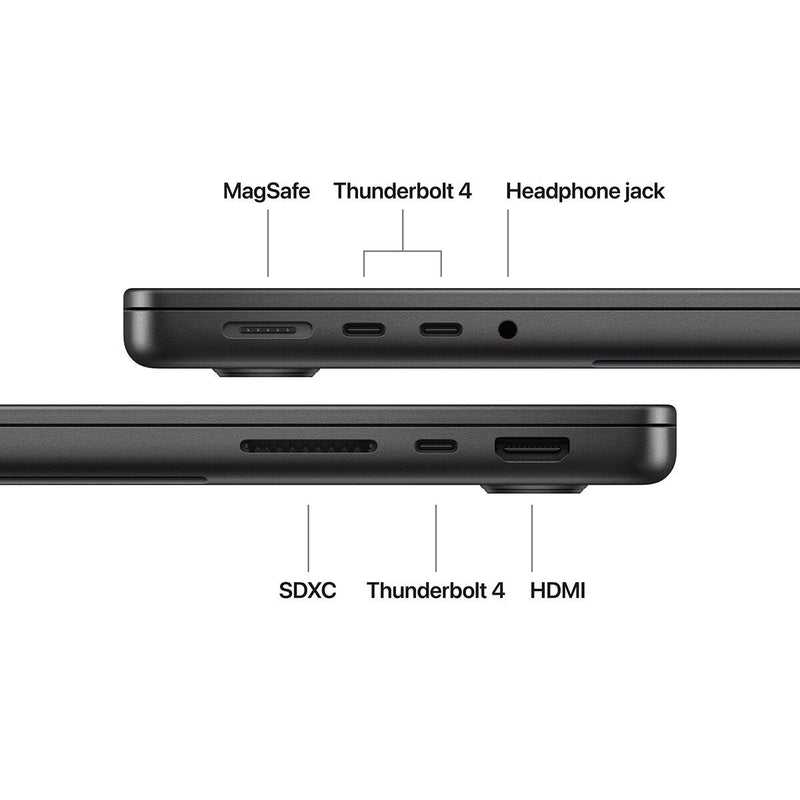 Apple MacBook Pro Space Black 14 inch, imported from the UK
