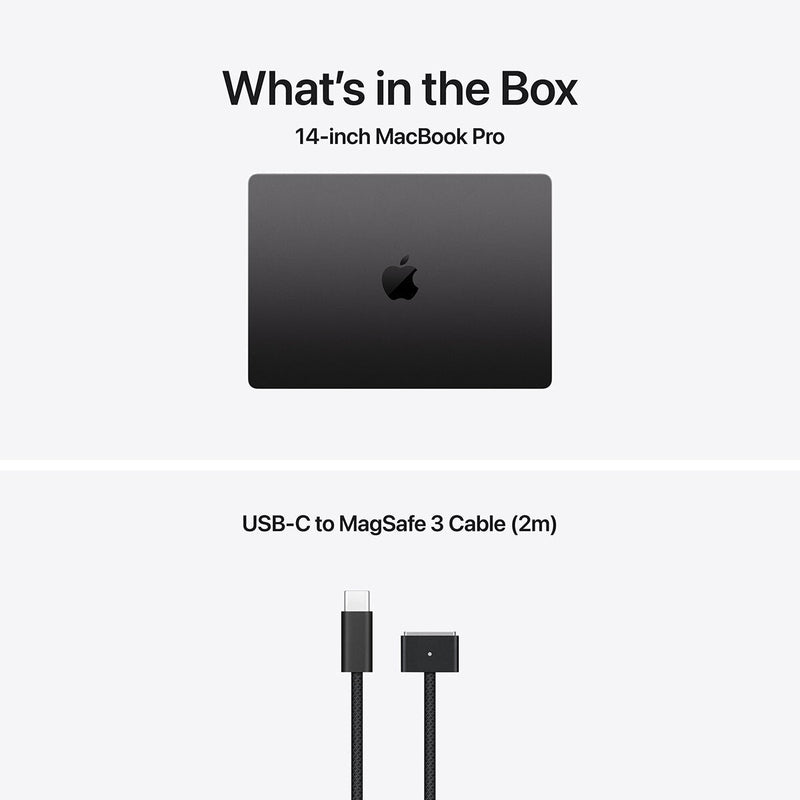 Apple MacBook Pro Space Black 14 inch, imported from the UK