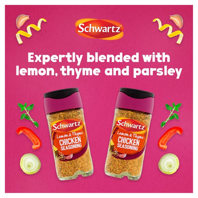 Schwartz Chicken Lemon & Thyme Seasoning   43g