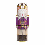 Silver Crane Christmas Nutcracker Fudge Tin Purple, 300g