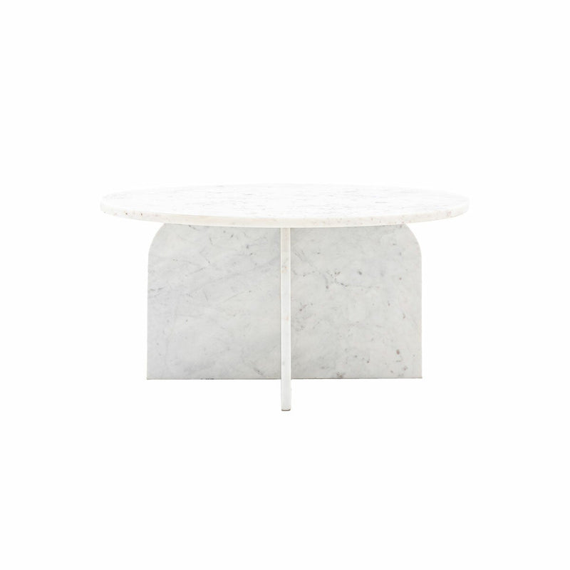 Gallery Amalfi white marble coffee table, UK version