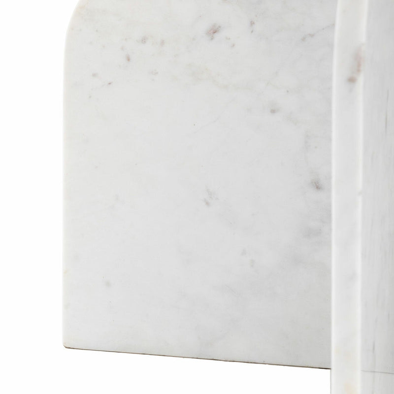 Gallery Amalfi white marble coffee table, UK version