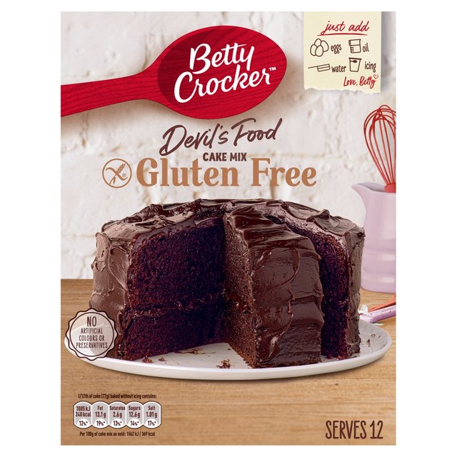 Betty Crocker Gluten Free Devil's Food Chocolate Cake Mix   425g GOODS M&S   