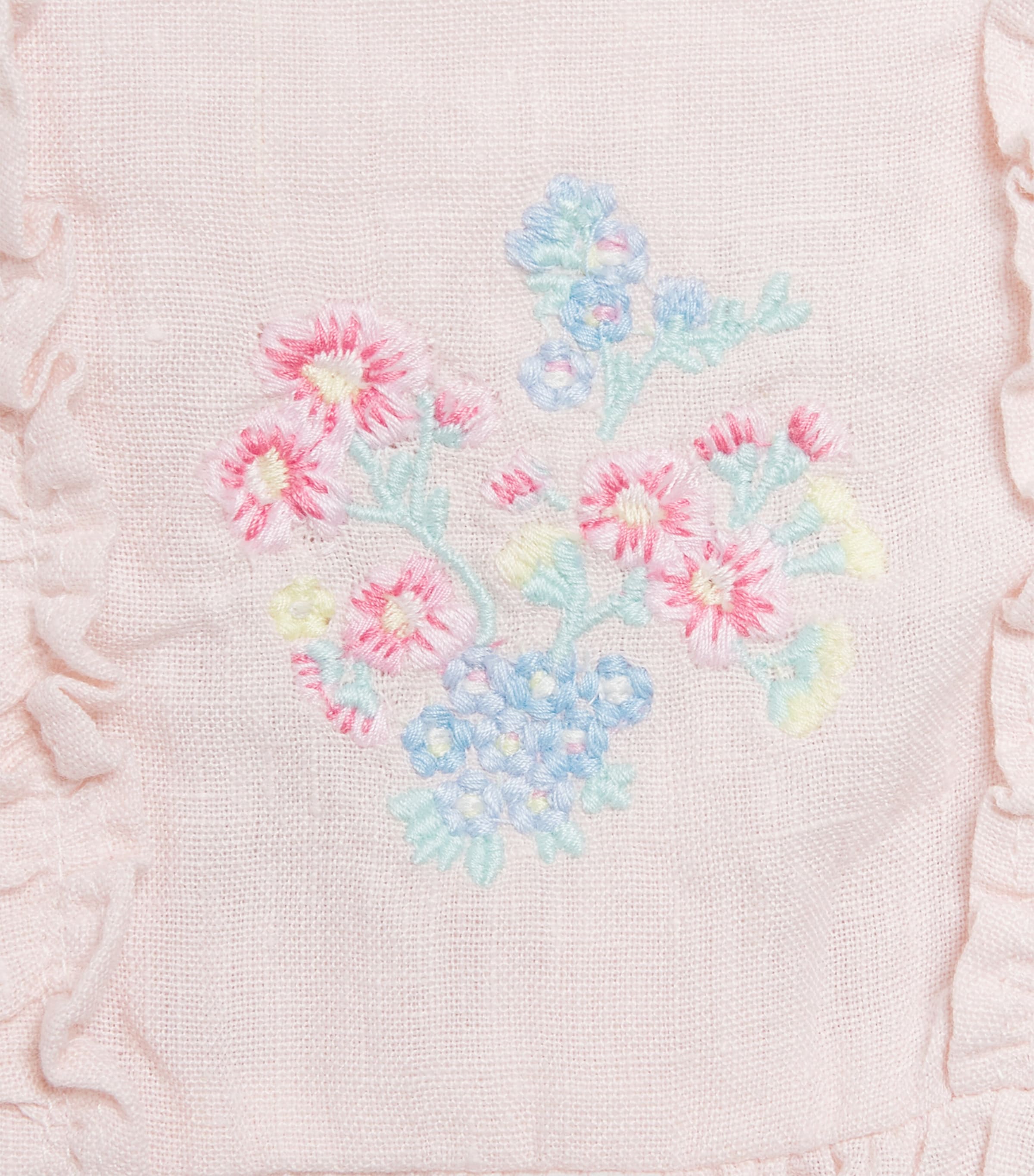Tartine et Chocolat linen embroidered floral dress for ages 3 months to 4 years (British brand)