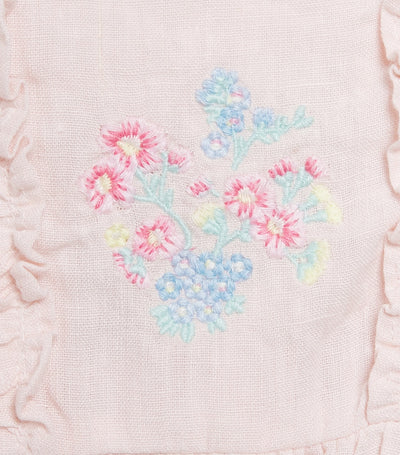 Harrods Children's Linen Embroidered Floral Dress for 3 Months to 4 Years- Buy online at McGrocer
