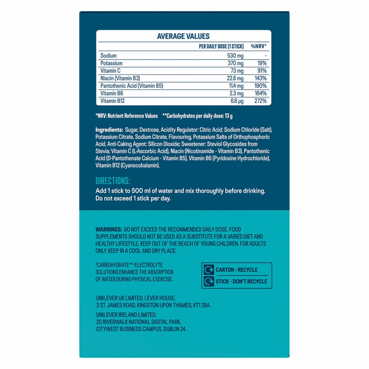 Liquid I.V. Passion Fruit electrolyte powder 30 sachets, imported from the UK