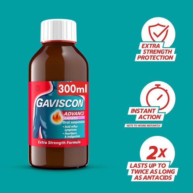 Gaviscon Advance Liquid Heartburn Relief Aniseed   300ml GOODS M&S   