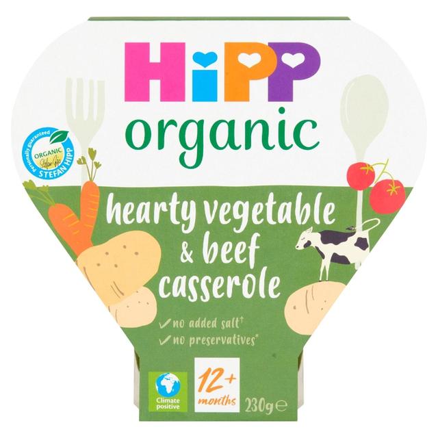 HiPP Organic Vegetable & Beef Casserole Toddler Tray Meal 1-3 Years    230g GOODS M&S   