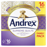 Andrex Supreme Quilts Toilet Roll   16 per pack GOODS M&S   