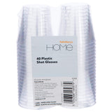 Sainsbury's Home Shot Glasses Clear 40pk GOODS Sainsburys   