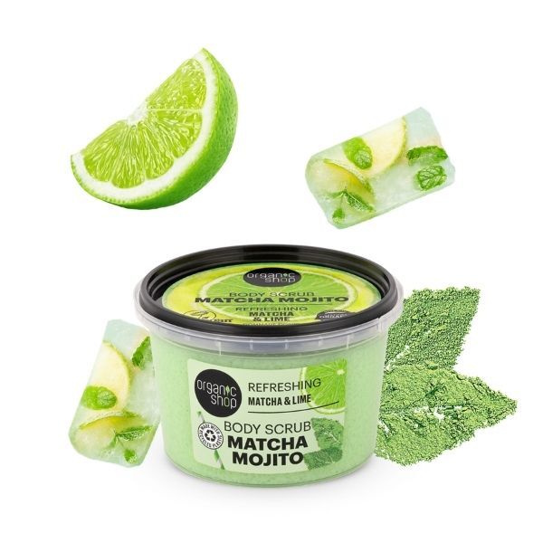 Organic Shop body scrub Matcha Mojito 250ml - British product