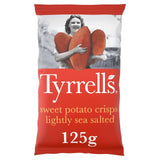 Tyrrells Lightly Sea Salted Sweet Potato Sharing Crisps   125g GOODS M&S   