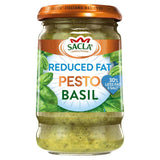 Sacla' Reduced Fat Basil Pesto   190g GOODS M&S   