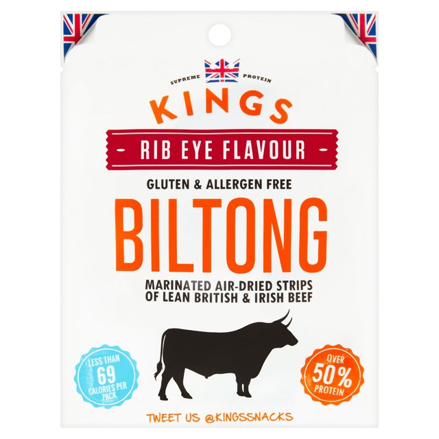 Kings Elite Snacks Rib Eye Biltong   25g GOODS M&S   