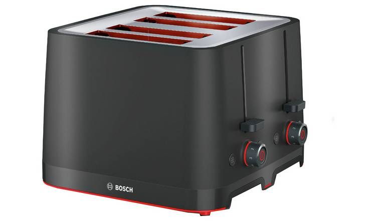 Bosch TAT3M143GB MyMoment Infuse 4 Slice Toaster - Black GOODS Argos