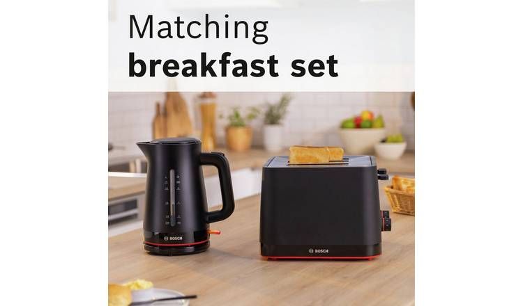 Bosch TAT3M143GB MyMoment Infuse 4 Slice Toaster - Black GOODS Argos