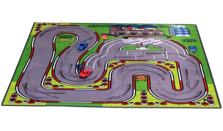 Chad Valley Double Sided Toy Car Mat and Cars