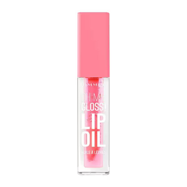 Rimmel Lip Oil 001 Pink Flush 4.5ml, imported from the UK