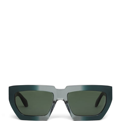 Harrods Alaïa Acetate Melted Rectangular Sunglasses- Buy online at McGrocer