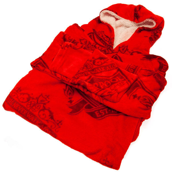 Liverpool FC Kids Fleece Long-Sleeved Hoodie Blanket