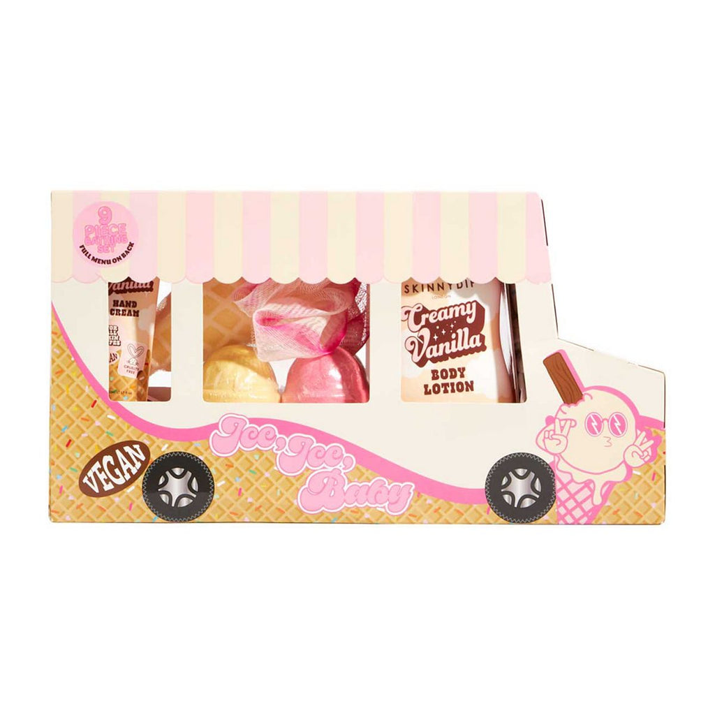 Skinny Dip Vanilla Ice Cream Van Body Gift Set