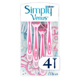 Venus 3 Blade Disposable Razors 4 Pack Women's Toiletries ASDA   