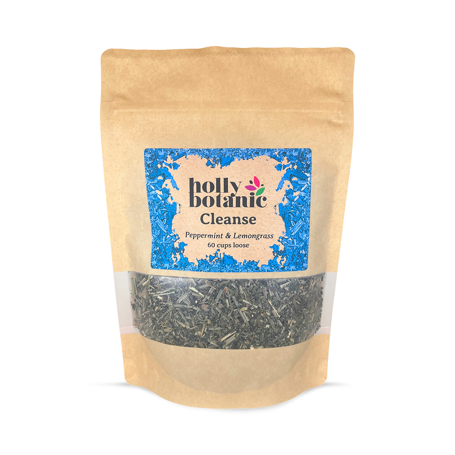 Holly Botanic Tisane Peppermint and Lemongrass 60 cup loose (British brand)