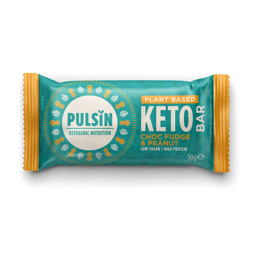 Pulsin Keto protein Bar Chocolate & Fudge - 50g GOODS Boots   