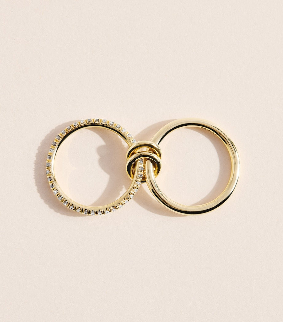 Spinelli Kilcollin Ceres yellow gold diamond ring, imported from the UK