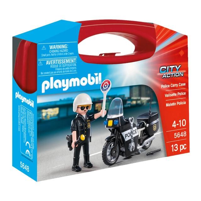 Playmobil 5648 City Action Police Small Carry Case GOODS M&S   