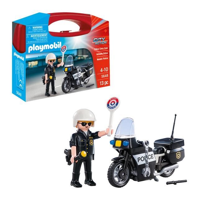 Playmobil 5648 City Action Police Small Carry Case GOODS M&S   