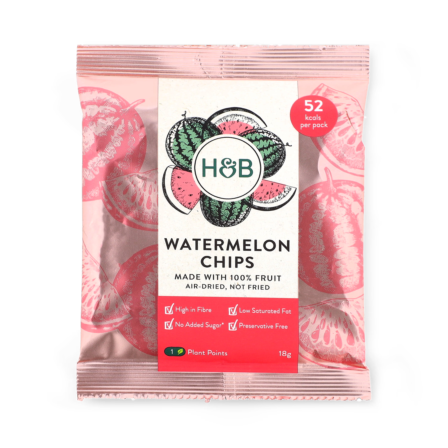 Holland & Barrett Watermelon Fruit Chips 18g, UK version