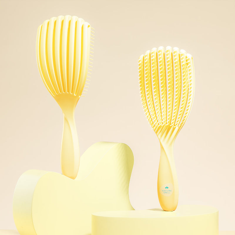 Nature Spell detangler brush yellow, UK version