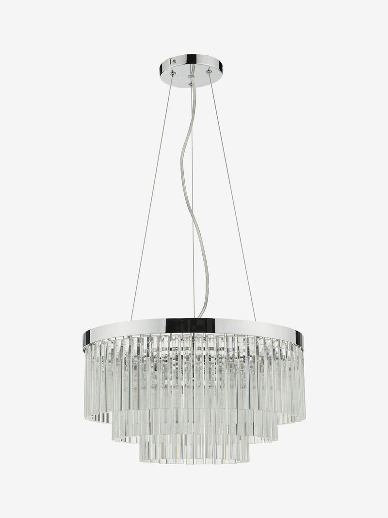 Dar Lighting Giovana five-light chandelier (British brand)