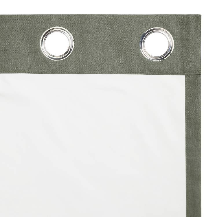 Habitat blackout eyelet curtains green 117x137cm, imported from the UK