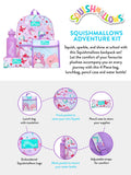 Squishmallows purple 4-piece backpack set - British product