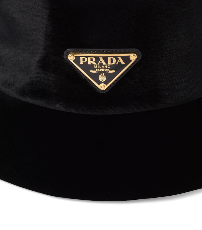 Prada velvet bucket hat - British product