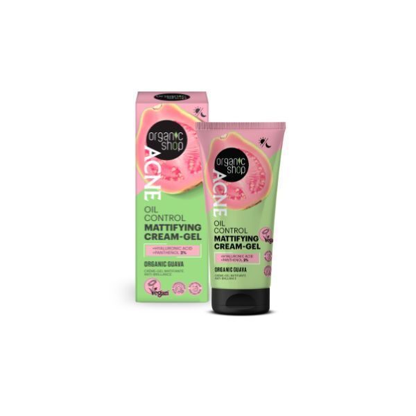 Organic Shop Acne Mattifying Cream-Gel 50ml, imported from the UK