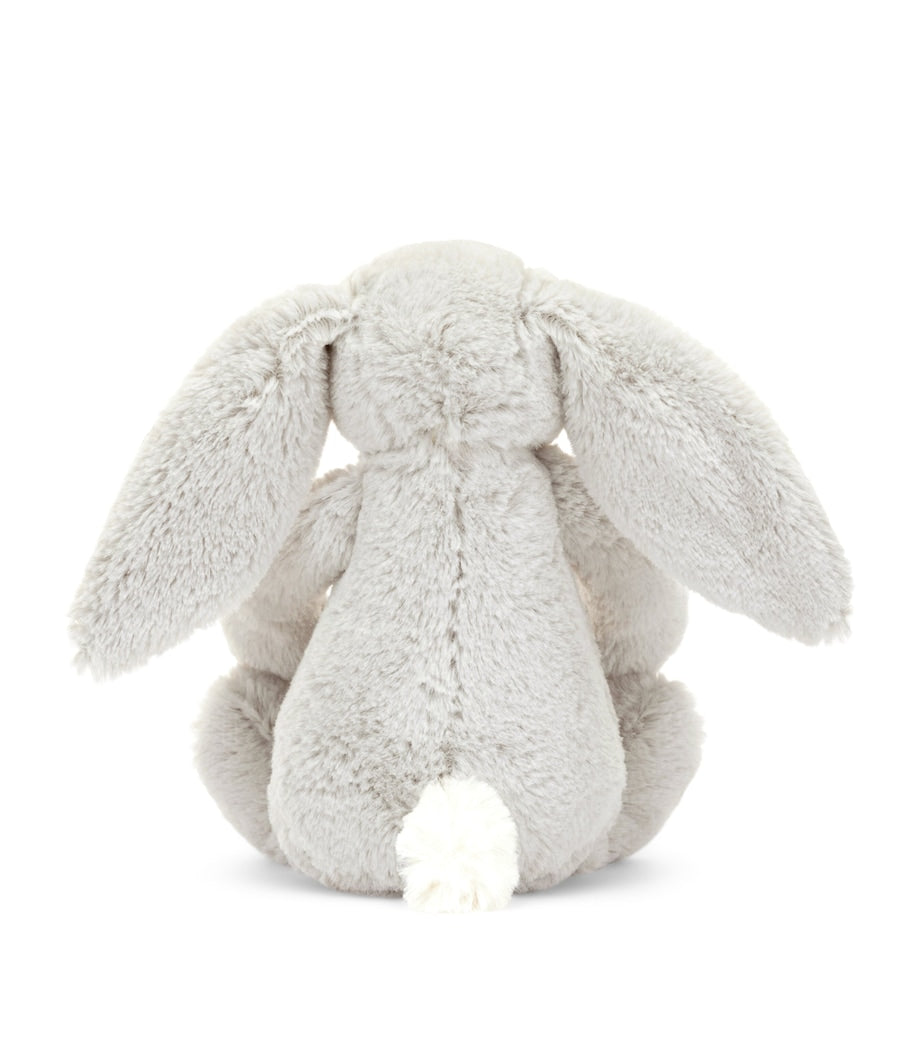 Jellycat Little Blossom Silver Bunny Bloom 18cm soft toy, imported from the UK