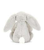 Jellycat Little Blossom Silver Bunny Bloom 18cm soft toy, imported from the UK