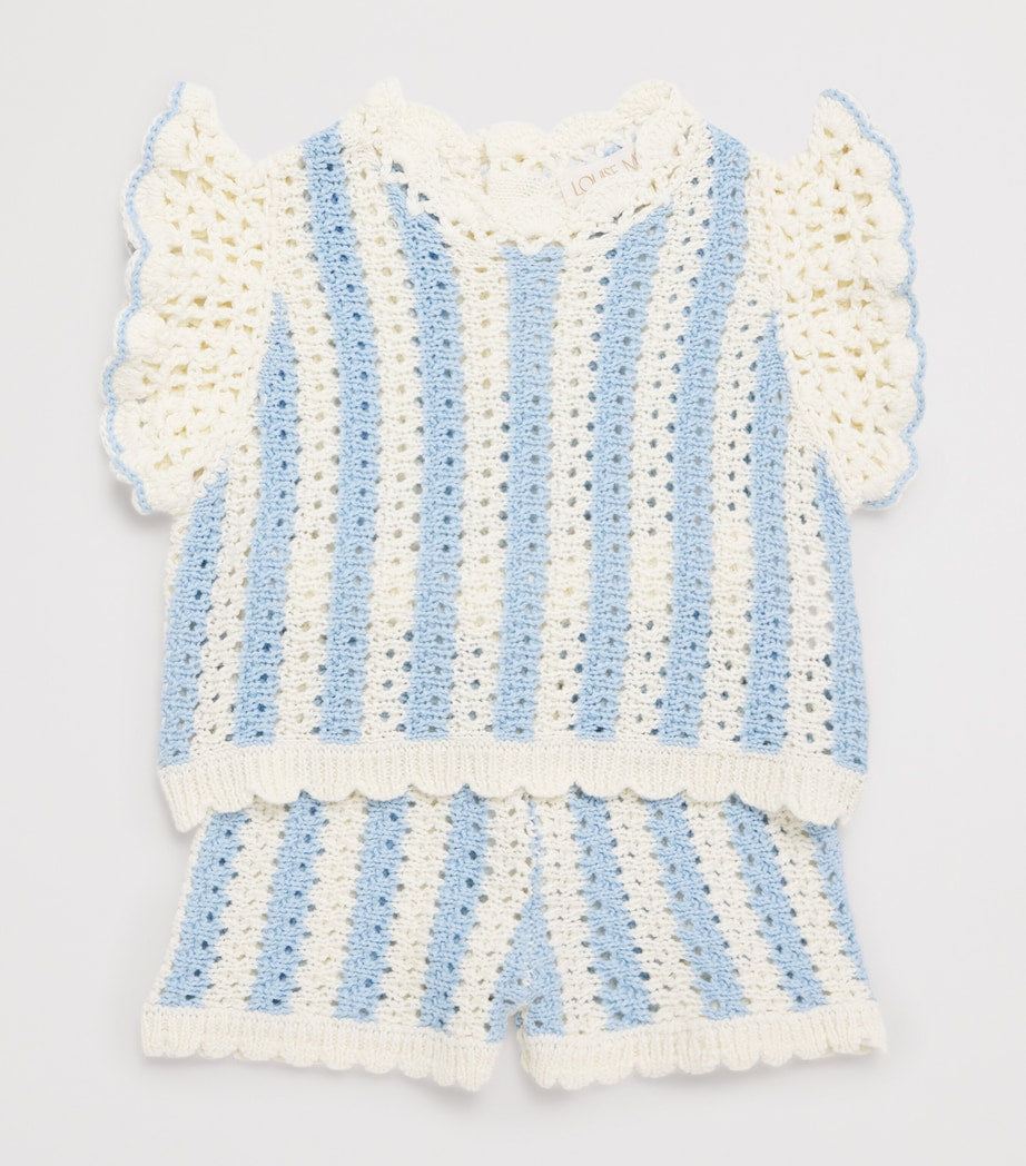 Louise Misha Cotton Stripe Mekylane Bloomers 6-24 months, UK version