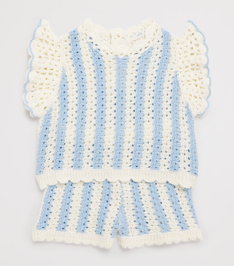 Louise Misha Cotton Stripe Mekylane Bloomers 6-24 months, UK version