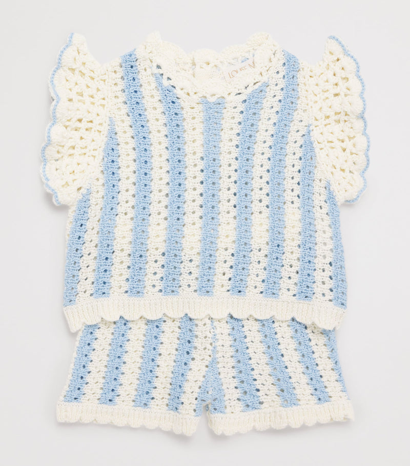 Louise Misha Cotton Stripe Mekylane Bloomers 6-24 months, UK version