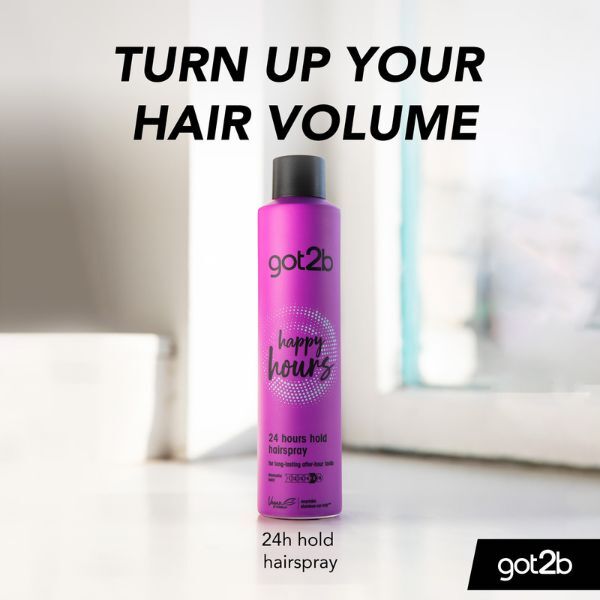 got2b Happy Hour 24 Hour Hairspray 300ml