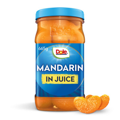 Dole mandarin oranges in juice 665g - British product