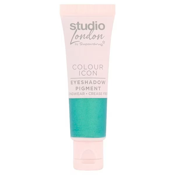 Studio London eyeshadow pigment Emerald Mermaid (British brand)